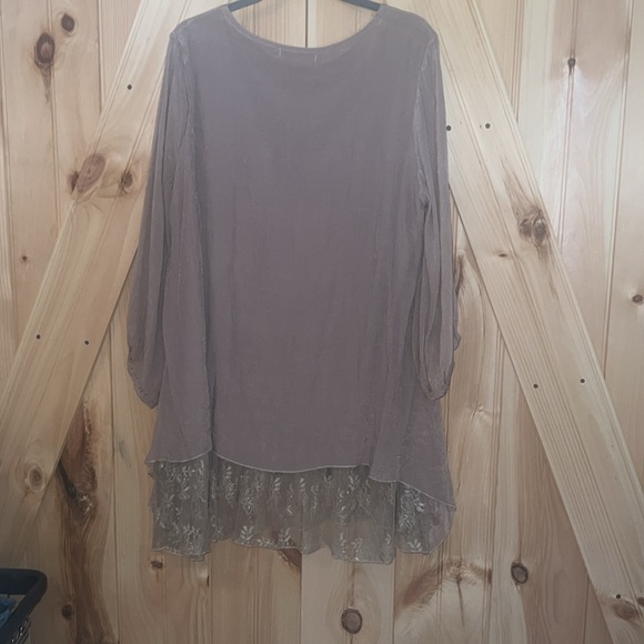 Paisley Vine Tunic/dress 1X - Picture 2 of 6